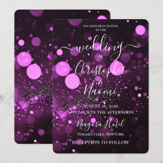 PERSONALIZE: Bokeh Blizzard Custom Invitation