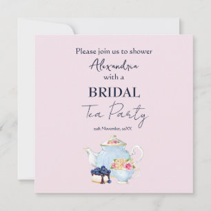 Personalize Bridal Shower Tea Party Save The Date