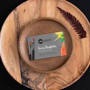 Personalize Business   Art Supplies Card