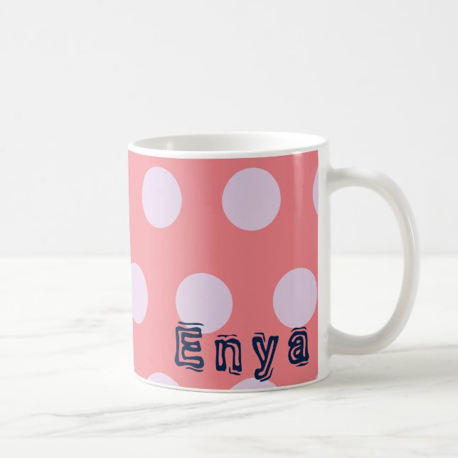 Personalize by Name Polka Mug (Right)