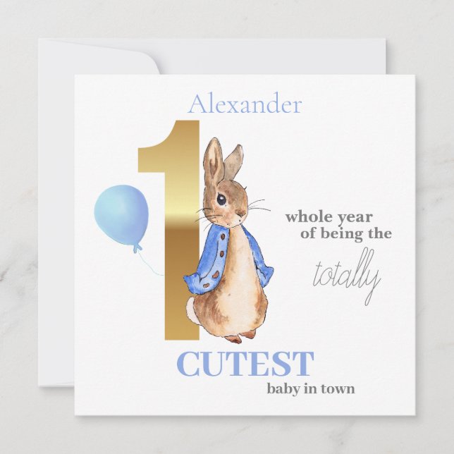 Personalize Child's name Peter the Rabbit  (Front)