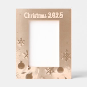 Personalize Christmas Laser Etched Picture Frame