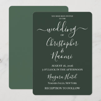 PERSONALIZE - Create Your Own Customised Wedding Invitation