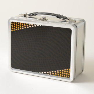 PERSONALIZE - Create Your Own Halftone Edges Metal Lunch Box