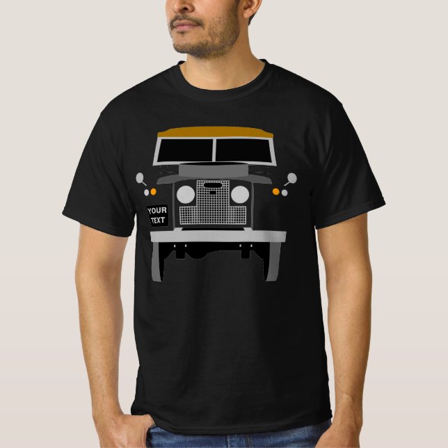 Personalize custom Land Rover T-Shirt (Front)