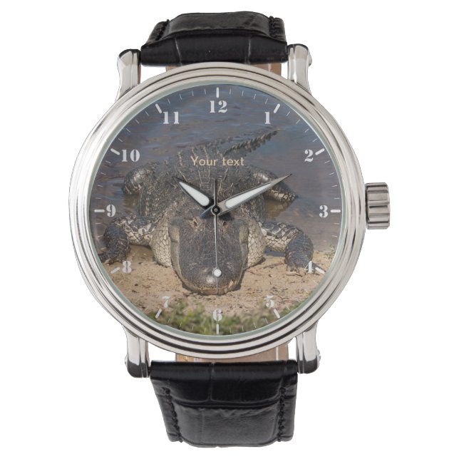 Personalize Face to Face with the Alligator Watch (Front)