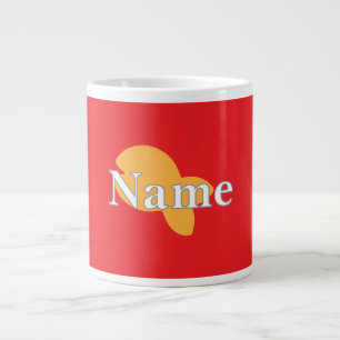 Personalize Fish Red  Large Coffee Mug