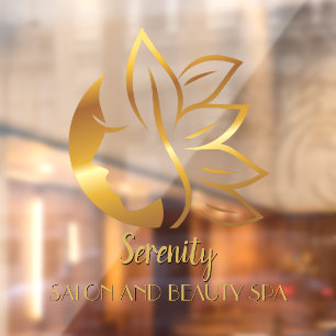 Personalize Gold Tint Women's Salon and Spa Shop 1