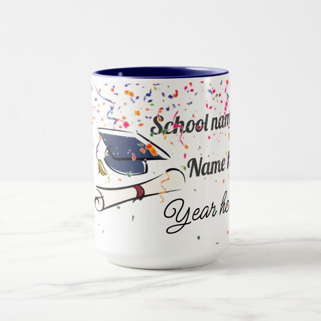 Personalize Graduation Balloon Mug (Center)