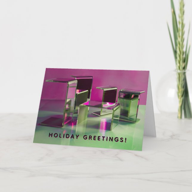 PERSONALIZE HOLIDAY GREETINGS BUSINESS CARD (Front)
