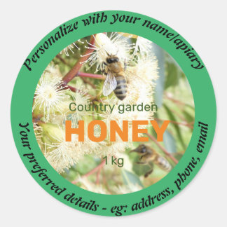 PERSONALIZE. HONEY LABELS FOR BEEKEEPER APIARY