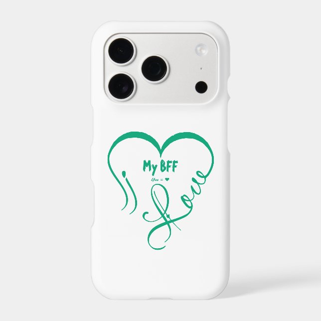 Personalize I Love My BFF • You = ♥ (Back)