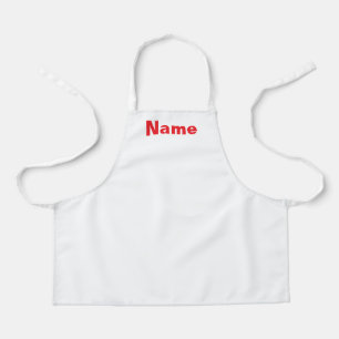 Personalize Kids White   Apron