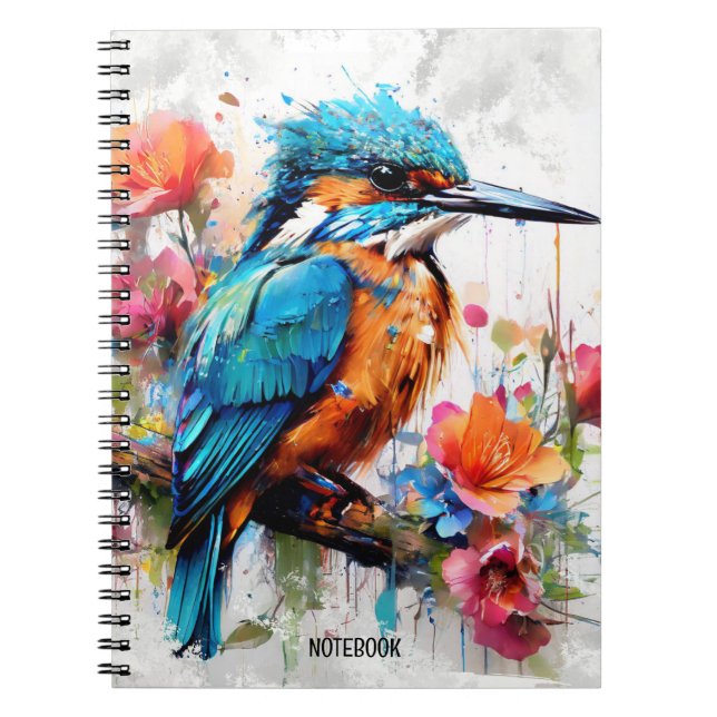 PERSONALIZE: Kingfisher  | Notebook Journal (Front)