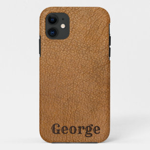 Personalize Leather Case-Mate iPhone Case