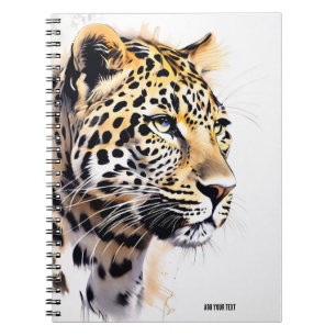 PERSONALIZE Leopard Notebook Journal
