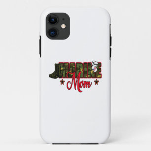 Personalize Marine Mom with Dog Tag Case-Mate iPhone Case