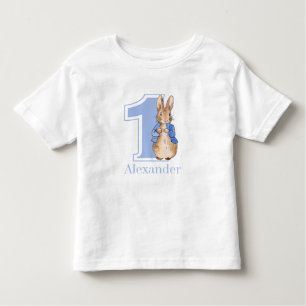 Personalize Name Peter the Rabbit 1st Birthday  Toddler T-Shirt