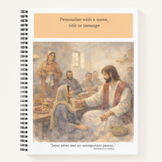 Personalize: No unimportant person Notebook
