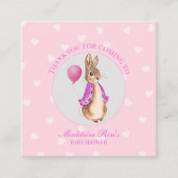 Personalize Peter the rabbit Thank you