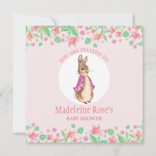 Personalize Peter the rabbit You are invited Invitation