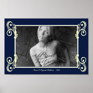 Personalize Photo Mat Border - Picture Frame Poster