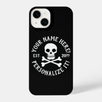 PERSONALIZE Pirate Skull and Crossbones