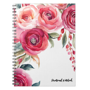PERSONALIZE: Roses Devotional Notebook Journal