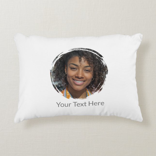 Personalize This Pillow Add Your Photo and Text (Front)