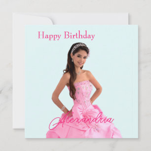 Personalize Upload Photo Add Name Happy Birthday  Card