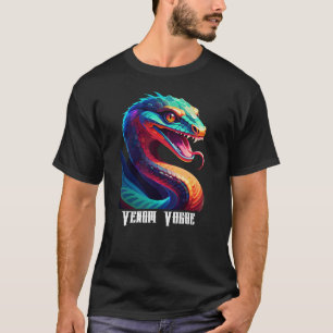Personalize Venom Vogue Snake Edit Name T-Shirt