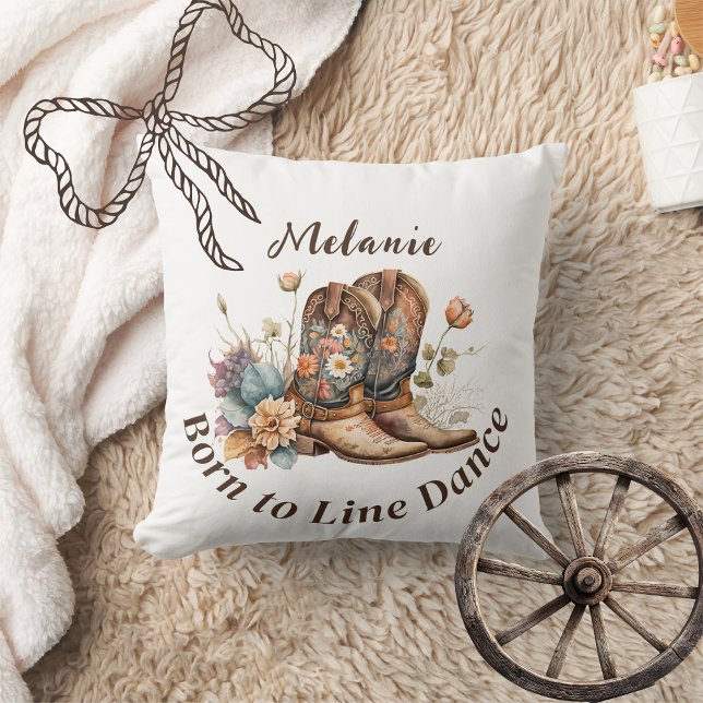 Personalize Western Boho Line Dancing Cushion (Creator Uploaded)