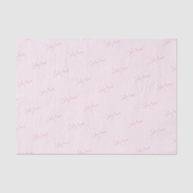 Personalize with your name   tissue paper (Front)