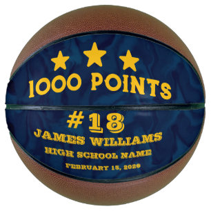 Personalized 1000 Points Gift for Players  Basketball