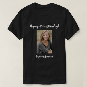 Personalized 40th Milestone Birthday T-Shirt