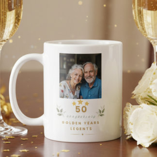 Personalized 50th Wedding Anniversary Mug