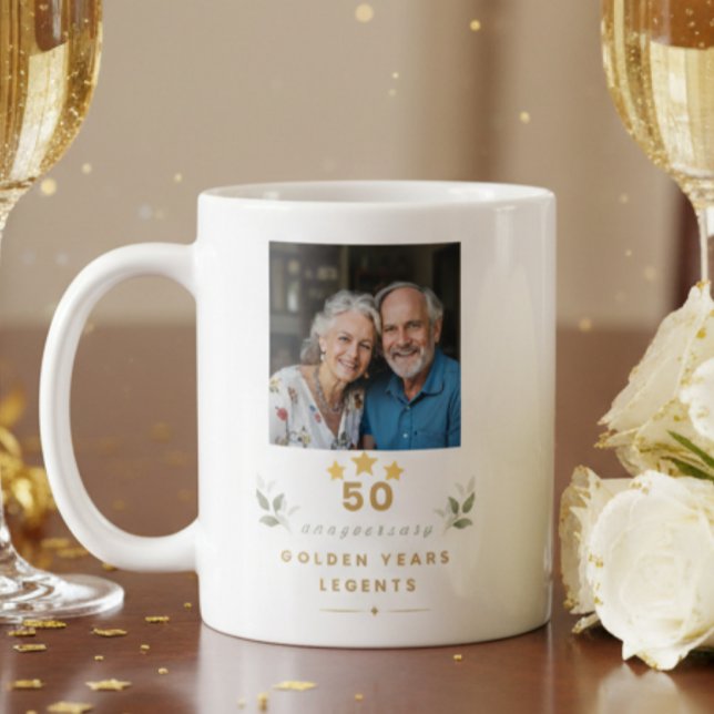 Personalized 50th Wedding Anniversary Mug (Creator Uploaded)
