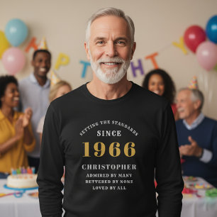 Personalized 60th Birthday 1966 Add Name T-Shirt