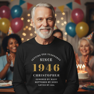 Personalized 80th Birthday 1946 Add Name T-Shirt