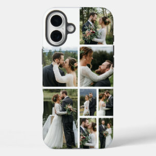 Personalized 8 Photo Collage iPhone 16 Plus Case