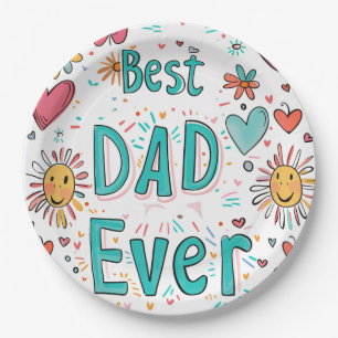 Personalized 9" Round Paper Plate