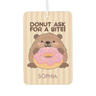 Personalized A fun play on words Castor & Dona Car Air Freshener