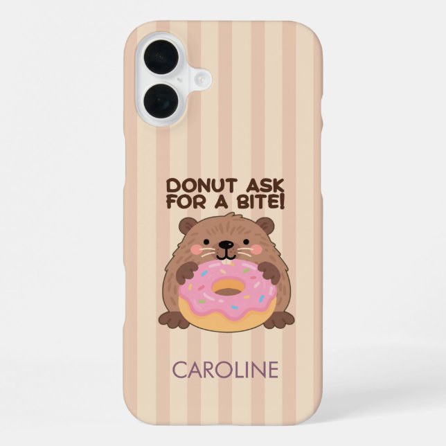Personalized A fun play on words Castor & Dona iPhone Case (Back)