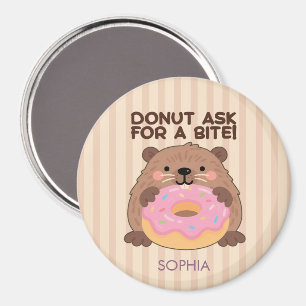 Personalized A fun play on words Castor & Dona Magnet