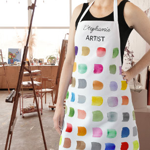 Personalized Abstract Pattern Apron
