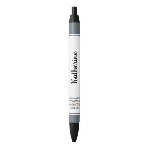 Personalized Accountant Funny Awesome Accountant Black Ink Pen