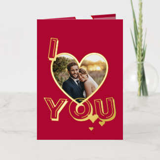 Personalized Add Your Photo Valentine's Day Card
