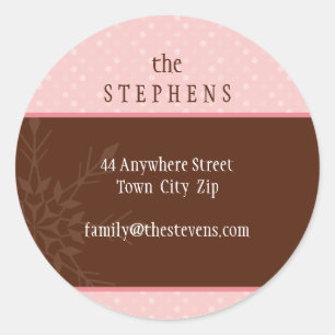 PERSONALIZED ADDRESS LABEL :: magical snowflake 1
