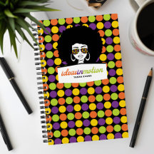 Personalized Afro Retro Polka Dot