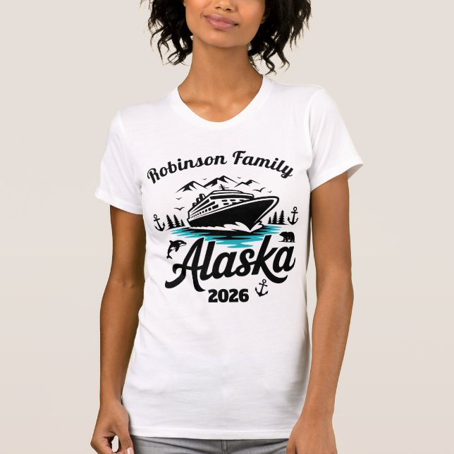 Personalized Alaska Cruise T-Shirt (Front)